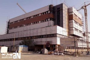 بیمارستان فردیس کرج | اجرای نمای ترکیبی