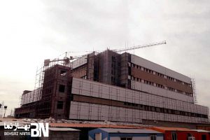 بیمارستان فردیس کرج | اجرای نمای ترکیبی