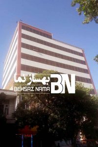 ساختمان تجاری اداری حضرتی | نصب سرامیک خشک