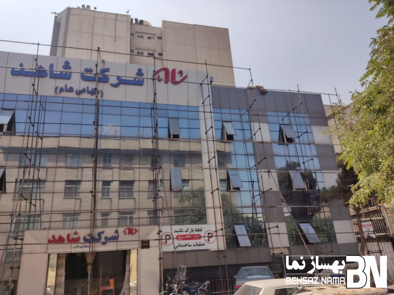 پروژه کوه نور | اجرای نمای پانچ متال