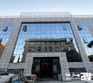 پروژه کوه نور | اجرای نمای پانچ متال