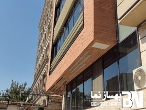 پروژه ساختمان اداری شرکت WASCO | اجرای نمای آجر